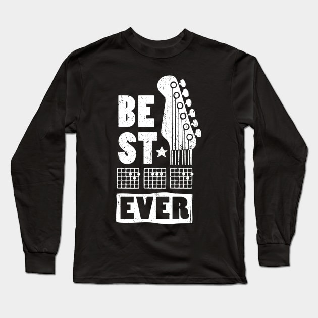 Best DAD Ever Chords Long Sleeve T-Shirt by Olipop